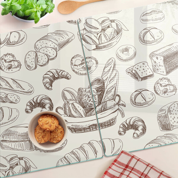 Tagliere in vetro temperato per tagliare e servire dolci e snack