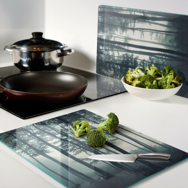 Tagliere in vetro temperato con stampa 