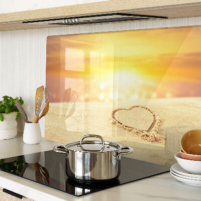 Tagliere in vetro Spiaggia al tramonto