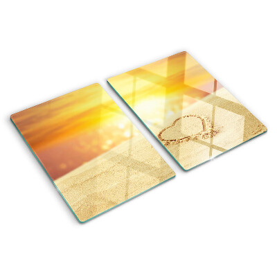 Tagliere in vetro con stampa 