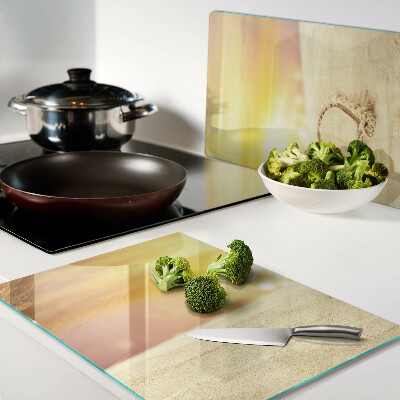 Tagliere in vetro con stampa 