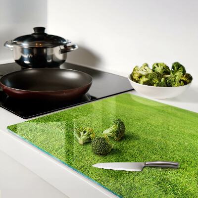 Tagliere in vetro temperato Erba verde