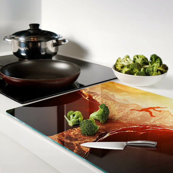 Tagliere in vetro con stampa 