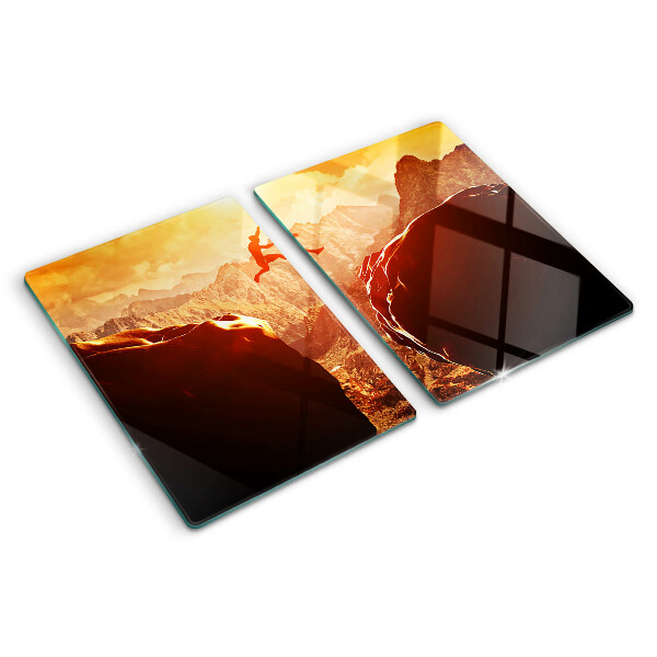 Tagliere in vetro con stampa 