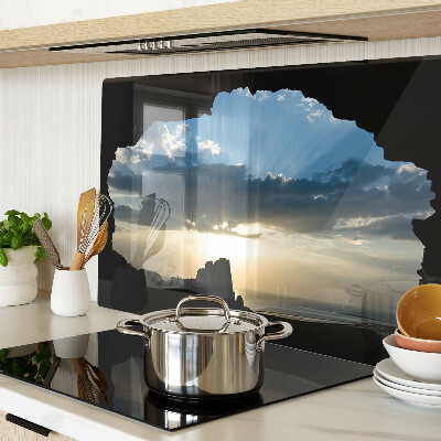 Tagliere in vetro temperato con stampa 