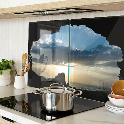 Tagliere in vetro temperato con stampa 