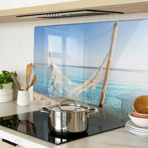 Tagliere in vetro temperato Amaca sul mare