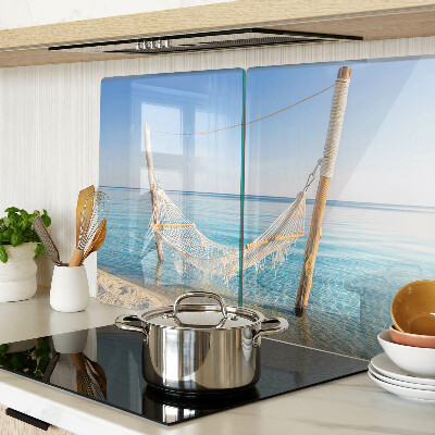 Tagliere in vetro temperato Amaca sul mare