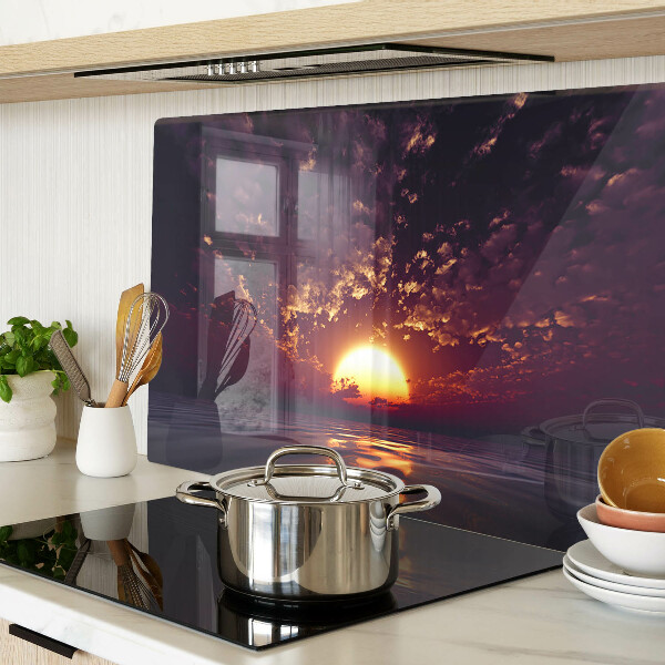 Tagliere in vetro temperato con stampa 