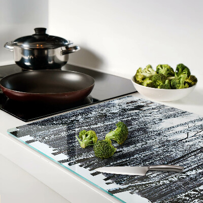 Tagliere in vetro con stampa 