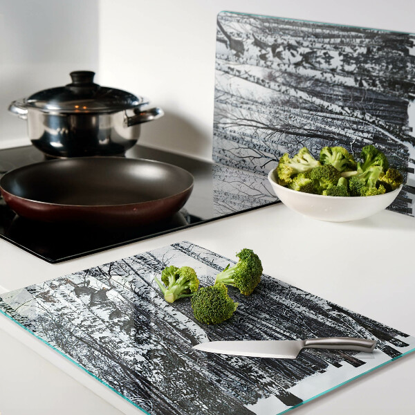 Tagliere in vetro con stampa 