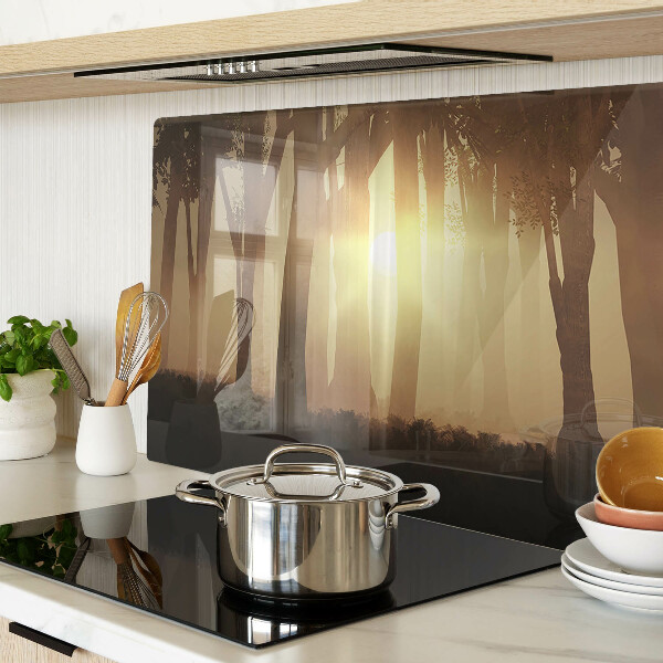 Tagliere in vetro temperato con stampa