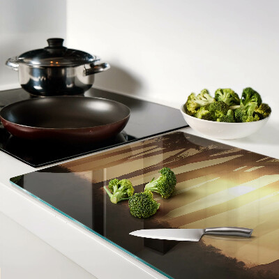 Tagliere in vetro temperato con stampa