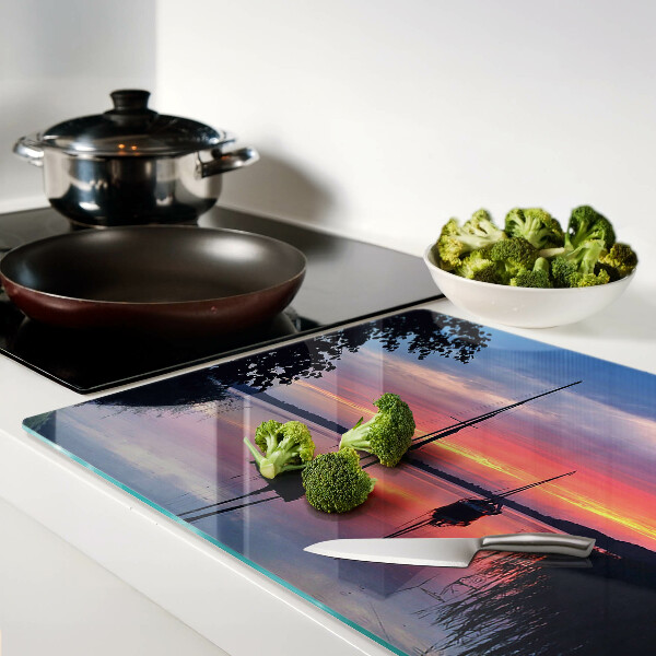 Tagliere in vetro con stampa 