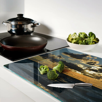 Tagliere in vetro temperato con stampa 