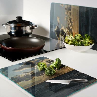 Tagliere in vetro temperato con stampa 