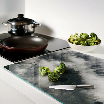 Tagliere in vetro temperato con decorazione 