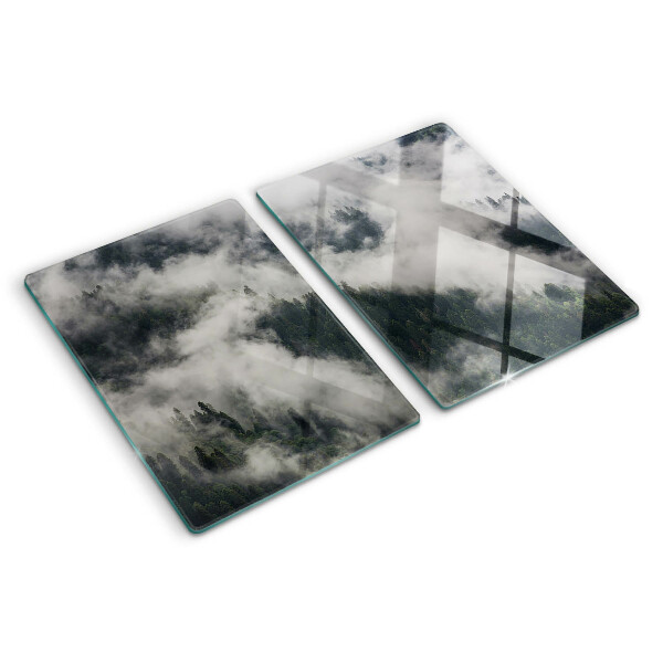 Tagliere in vetro temperato con decorazione 