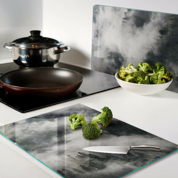 Tagliere in vetro temperato con decorazione 