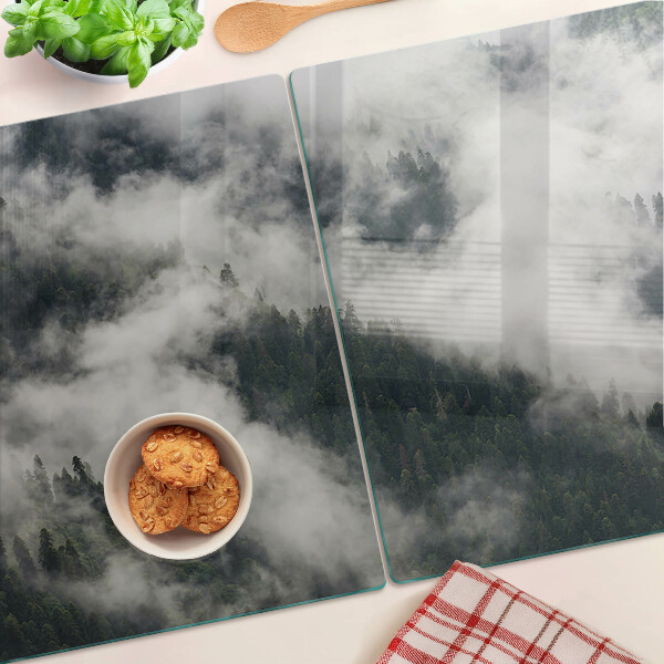 Tagliere in vetro temperato con decorazione 