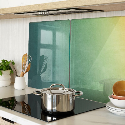 Tagliere in vetro temperato con motivo a riflessi gradienti per finestra