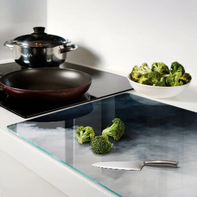 Tagliere in vetro con motivo Nebbia e finestre