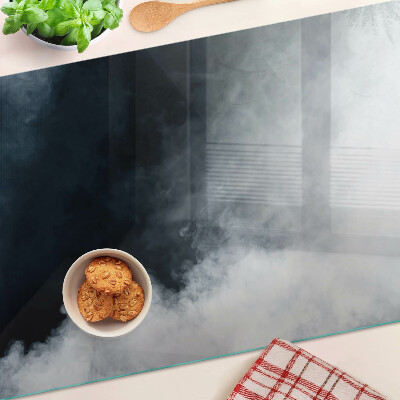 Tagliere in vetro con motivo Nebbia e finestre