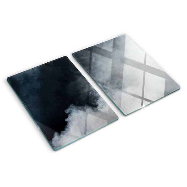 Tagliere in vetro con motivo Nebbia e finestre