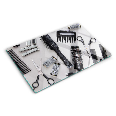 Tagliere in vetro temperato accessori per parrucchieri