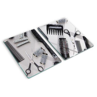 Tagliere in vetro temperato accessori per parrucchieri