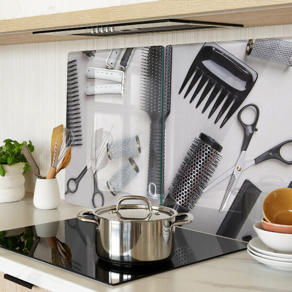 Tagliere in vetro temperato accessori per parrucchieri