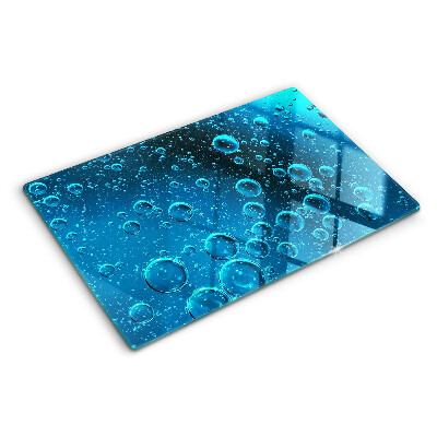 Tagliere in vetro temperato Bolle in acqua