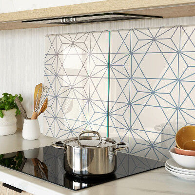 Tagliere in vetro Geometria con triangoli e linee