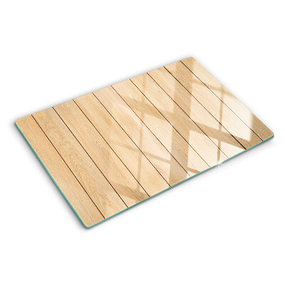 Tagliere in vetro Tavola di legno in colore chiaro