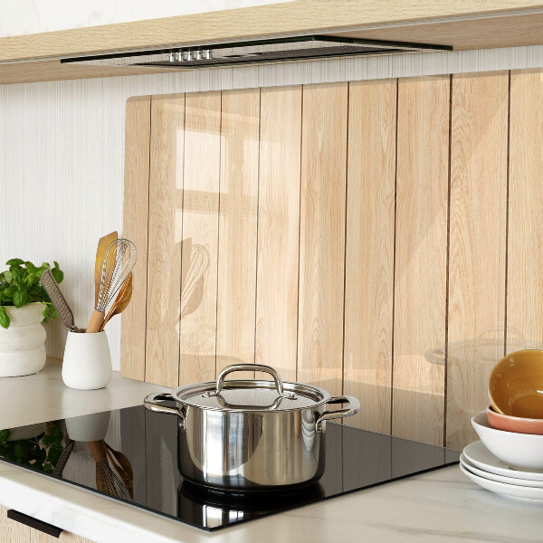 Tagliere in vetro Tavola di legno in colore chiaro