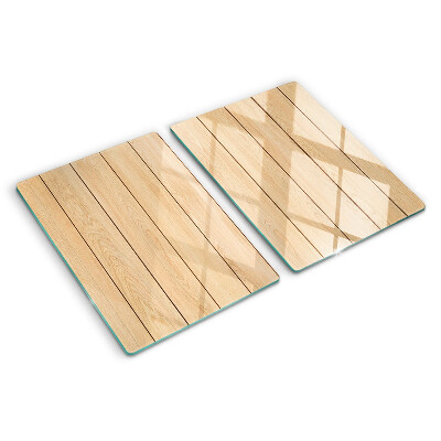 Tagliere in vetro Tavola di legno in colore chiaro