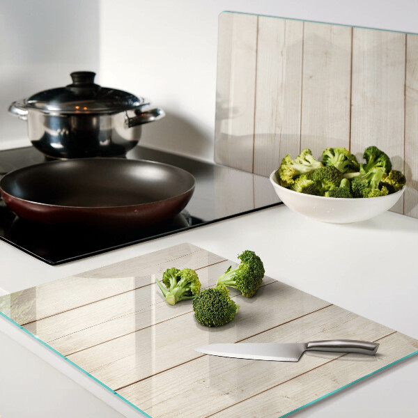 Tagliere in vetro temperato Tavola di legno