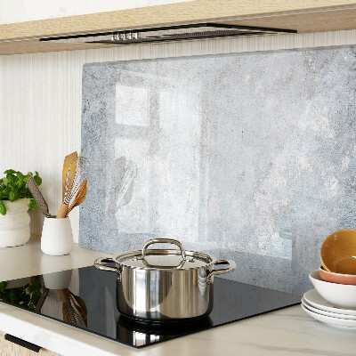 Tagliere in vetro temperato con effetto cemento e finitura lucida