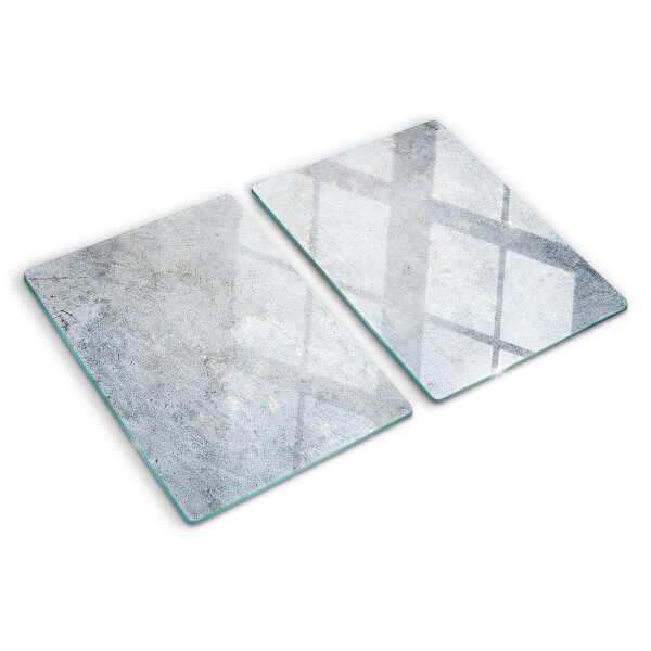 Tagliere in vetro temperato Effetto cemento con riflesso