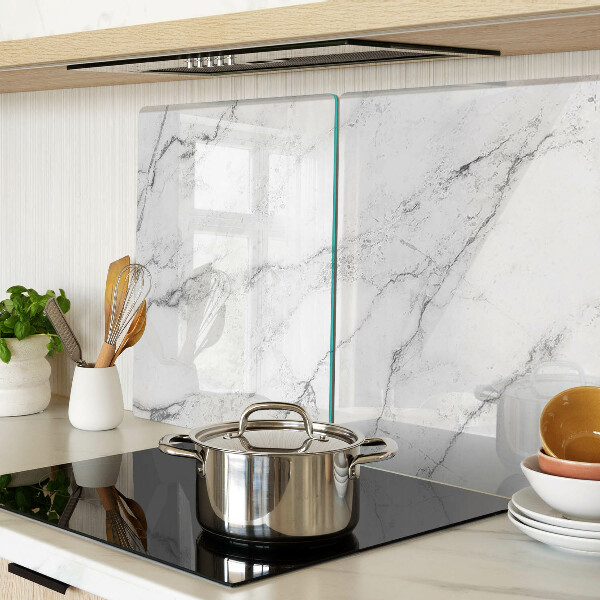 Tagliere in vetro con motivo marmorizzato