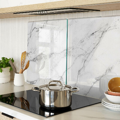 Tagliere in vetro con motivo marmorizzato