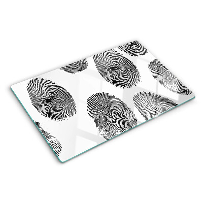 Tagliere in vetro temperato con finitura resistente alle impronte digitali