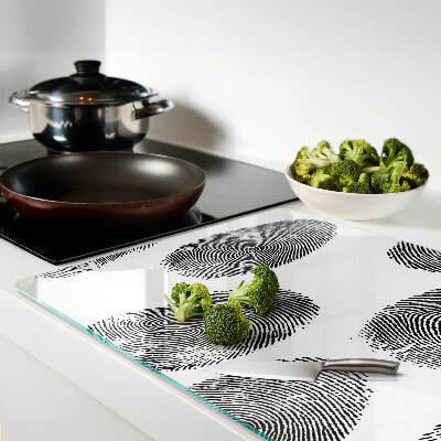 Tagliere in vetro temperato con finitura resistente alle impronte digitali