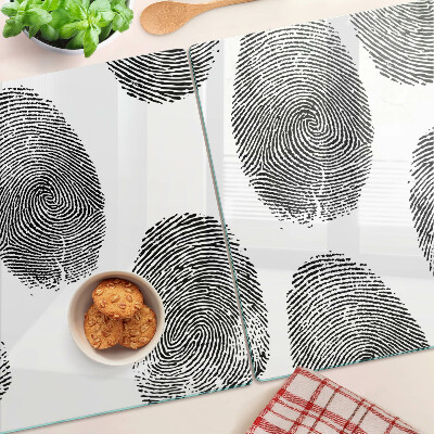 Tagliere in vetro temperato con finitura resistente alle impronte digitali