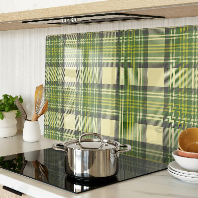 Tagliere in vetro temperato con motivo a quadretti