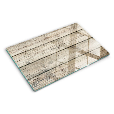 Tagliere in vetro Tavola di legno in stile rustico