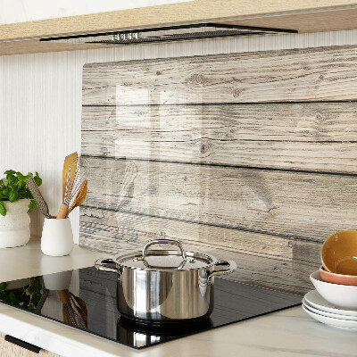 Tagliere in vetro con piano in legno dallo stile rustico