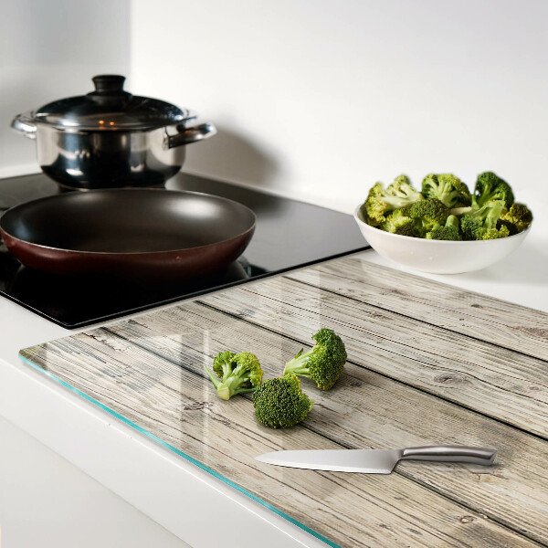 Tagliere in vetro Tavola di legno in stile rustico