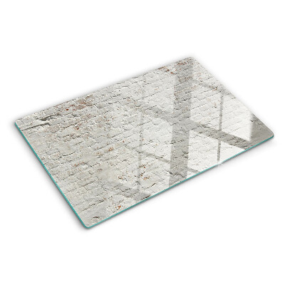 Tagliere in vetro Muro di mattoni in stile loft