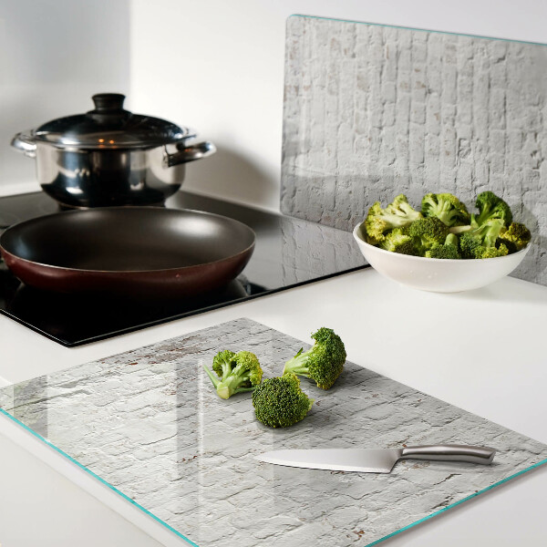 Tagliere in vetro Muro di mattoni in stile loft